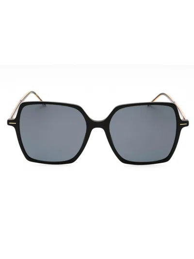 Hugo Boss Oversized Women's Fashion Sunglasses In Black