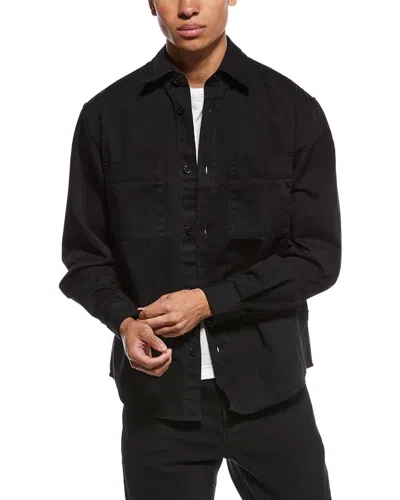 Hugo Boss Owen Overshirt In Black