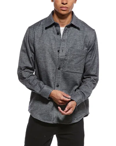 Hugo Boss Owen Overshirt In Gray