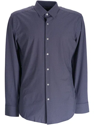 Hugo Boss P Hank S Kent C1 222 Shirt In Blue