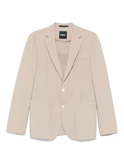 Hugo Boss P-hanry Blazer In Neutral