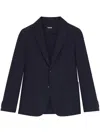 Hugo Boss Packable Slim-fit Blazer In Water-repellent Stretch Fabric
