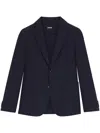 Hugo Boss Packable Slim-fit Blazer In Water-repellent Stretch Fabric