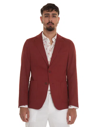 Hugo Boss P-hanry-wg Jacket Without Lining Decostruita In Red