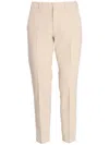 Hugo Boss Belt-loop Casual Pants In Nude