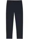 Hugo Boss Delaware Slim-fit Trousers In Brushed Satin In Blue