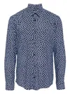 Hugo Boss P-roan Shirt In Blue