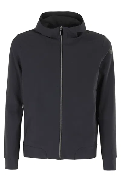Hugo Boss Porsche X Boss Mixed-material Jacket With Special Branding In Dark Blue