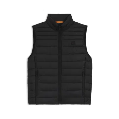 Hugo Boss Packable Down Gilet In Water-repellent Fabric In Black