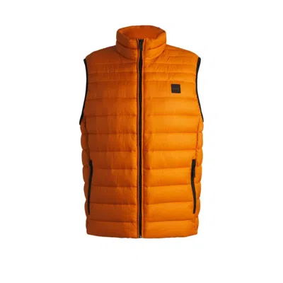 HUGO BOSS PACKABLE DOWN GILET IN WATER-REPELLENT FABRIC