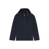 Hugo Boss Packable Hooded Jacket In Water-repellent Mixed Fabrics