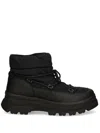 Hugo Boss Padded Ankle Boots In Black
