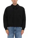 Hugo Boss Boxy Oversized Black Sports Jacket In Black