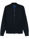 Hugo Boss Zip-up Bomber Jacket In Blue