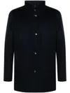 Hugo Boss Padded Coat In Blue