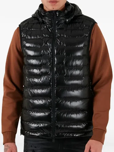 Hugo Boss Padded Gilet In Black