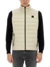 Hugo Boss Boss Padded Vest In Beige