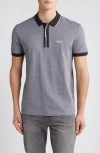 Hugo Boss Paddy 3 Polo In Dark Blue