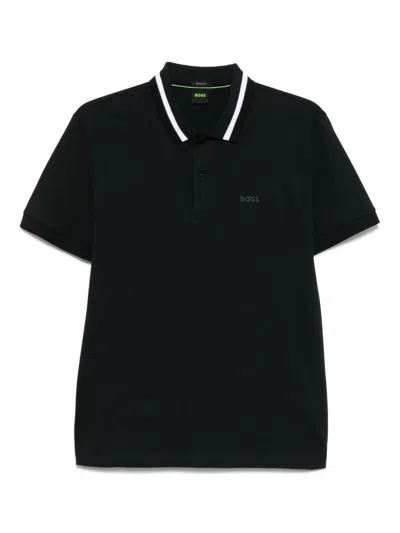 Hugo Boss Paddy Polo Shirt In Black