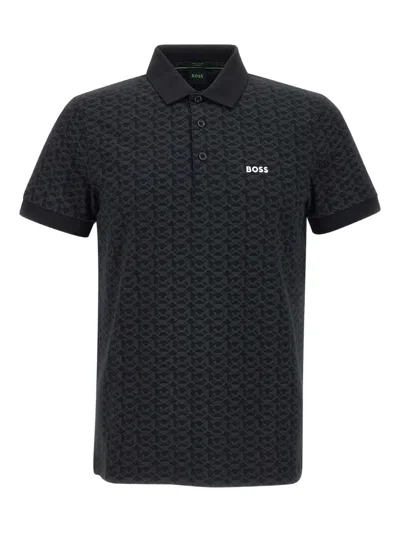 Hugo Boss Paddy Polo Shirt In Black