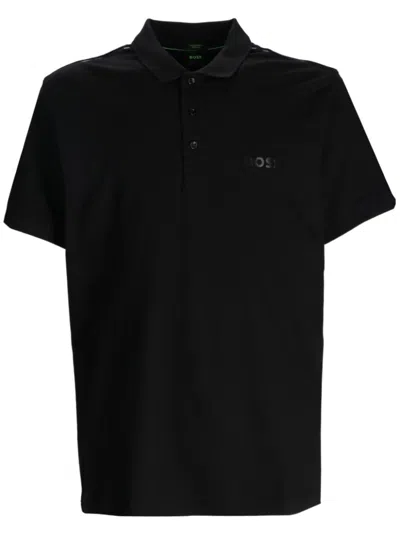 Hugo Boss Paddy Polo Shirt In Black