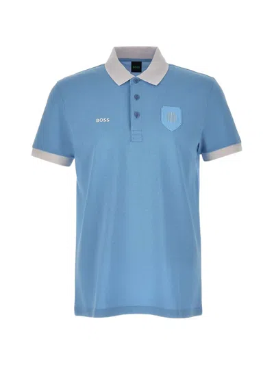 Hugo Boss Paddy Polo Shirt In Blue