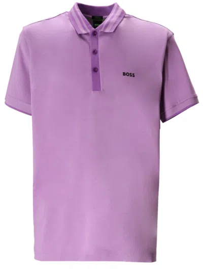 Hugo Boss Paddy Polo Shirt In Purple