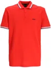 Hugo Boss Paddy Polo Shirt In Red
