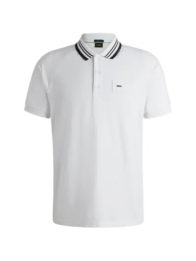 Hugo Boss Paddy Polo Shirt In White