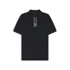 Hugo Boss Paddy Polo Shirt With Logo Placket In Black