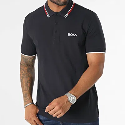 Hugo Boss Paddy Pro Polo Shirt In Dark Blue
