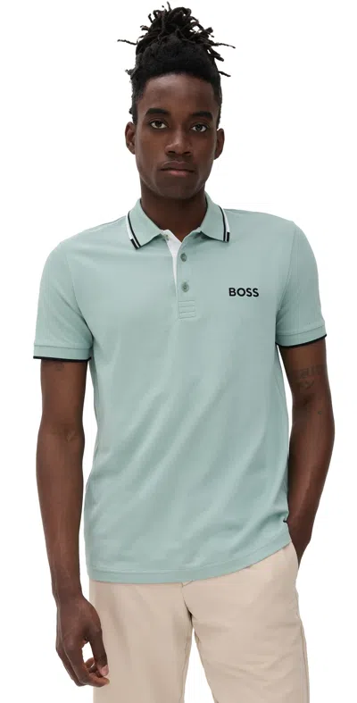 Hugo Boss Paddy Pro Polo Shirt Open Green