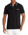 Hugo Boss Paddy Pro Regular Fit Polo Shirt In Black