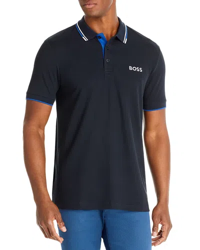 Hugo Boss Paddy Pro Regular Fit Polo Shirt In Blue