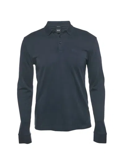 Pre-owned Hugo Boss Pado 11 Polo Shirt In Blue
