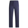 Hugo Boss Pajama Bottoms With Embroidered Logo In Blue