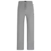 Hugo Boss Pajama Bottoms With Embroidered Logo In Grey