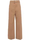 Hugo Boss Belted Linen-blend Trousers