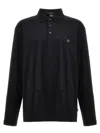 Hugo Boss Boss C Paley 01 Mercerised Polo T Shirt Navy In Black
