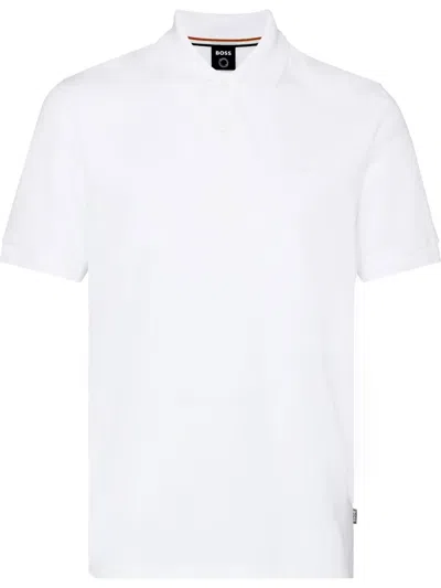 HUGO BOSS PALLAS EMBROIDERED LOGO POLO SHIRT