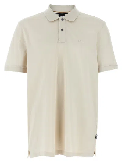 Hugo Boss Pallas Polo Shirt In Beige