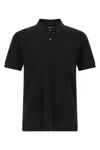 Hugo Boss Black Polo Shirt With Tone-on-tone Logo On The Front In Cotton Man In Black