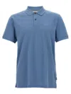 Hugo Boss Boss Pallas Cotton Polo In Blue