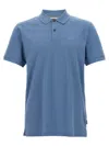 Hugo Boss Boss Pallas Cotton Polo In Blue