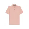 Hugo Boss Logo-embroidered Cotton Polo Shirt In Pink