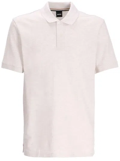 Hugo Boss Pallas Polo Shirt In Neutrals