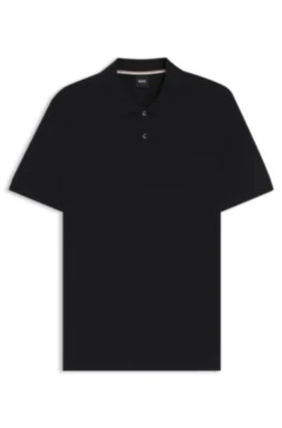HUGO BOSS PALLAS REGULAR-FIT POLO SHIRT IN COTTON WITH EMBROIDERED LOGO