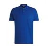 Hugo Boss Pallas Regular-fit Polo Shirt In Cotton With Embroidered Logo In Blue