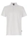 Hugo Boss 'palosh 30' Polo Shirt In White