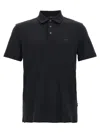 Hugo Boss Blue Palosh 30 Polo Shirt In Black